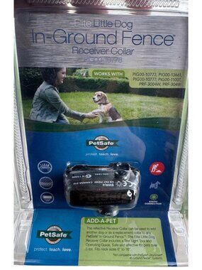 Elite Little Dog In-Ground Fence Receiver Collar PetSafe PIG00-10778 Fits 6-16"